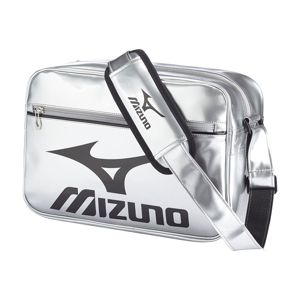 Womens Mizuno RB Enamel S Bag Silver/Black Philippines (HGOYKM643)